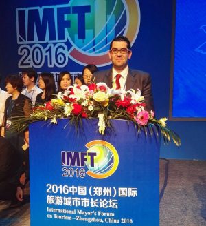 L'assessore Barelli al Forum sul turismo in Cina