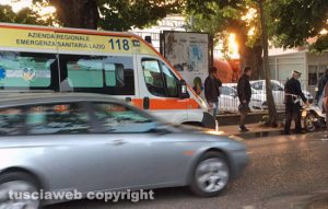 Viterbo - Incidente in via Baracca