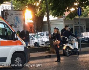 Viterbo - Incidente in via Baracca