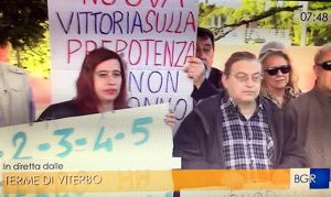 Viterbo - DIretta del Tgr dalle ex Terme Inps