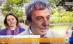 Viterbo - DIretta del Tgr dalle ex Terme Inps