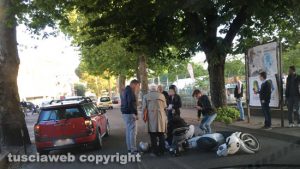 Viterbo - Incidente in via Baracca