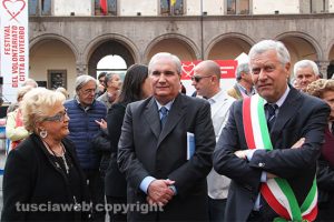 Viterbo - Daniela Bizzarri, Giuseppe Fioroni e Leonardo Michelini