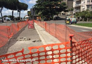 Viterbo - Lavori a piazza dei Caduti