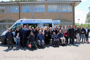 Viterbo - Il nuovo mezzo di trasporto della Vitersport Libertas