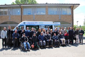 Viterbo - Il nuovo mezzo di trasporto della Vitersport Libertas