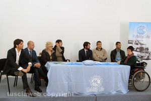 Viterbo - Il nuovo mezzo di trasporto della Vitersport Libertas - La cerimonia