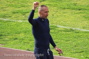 Sport - Calcio - Viterbese - Federico Nofri esulta, i gialloblù sono in lega Pro