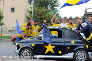 Sport - Calcio - Viterbese - La festa per la promozione in lega Pro