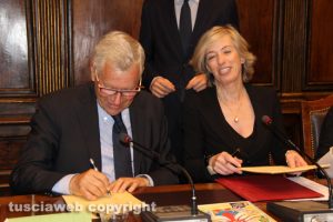 La ministra Stefania Giannini a Viterbo