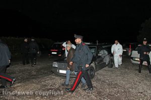 Ronciglione - Lago di Vico - Il recupero del cadavere 