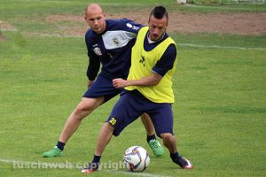 Sport - Calcio - Viterbese - L'allenamento di oggi - Neglia e Fè
