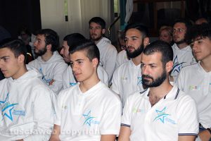 Sport - Basket - Terra di Tuscia - La squadra alla conferenza di fine anno