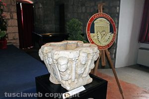 Montefiascone - Il capitello riconsegnato alla curia