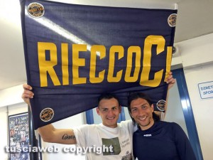 Sport - Calcio - Viterbese - Emilio Diurna e il capitano Stefano Scardala