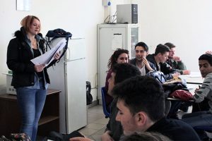 Tarquinia - Gli studenti del Cardarelli durante il corso Asl