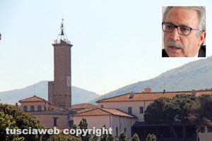 Viterbo - Nel riquadro l'avvocato Roberto Alabiso