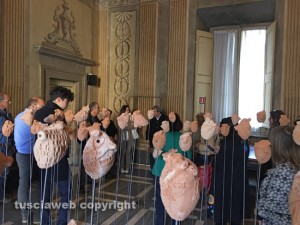 Viterbo - L'inaugurazione della biennale d'arte