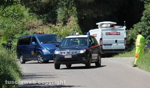 Montefiascone - Madre e figlio morti - Il luogo del ritrovamento