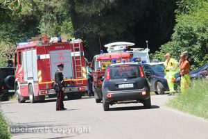 Montefiascone - Madre e figlio morti - Il luogo del ritrovamento 
