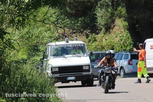 Montefiascone - Madre e figlio morti - Il luogo del ritrovamento 