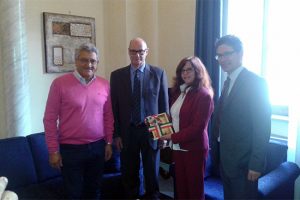 Tarquinia - La visita dell'ambasciatore di Cuba in Italia