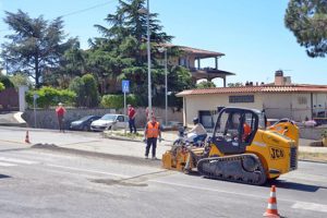 Tarquinia - Lavori sulla Circonvallazione Vincenzo Cardarelli