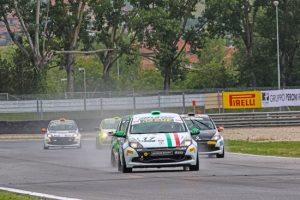 Gustavo Sandrucci in gara 