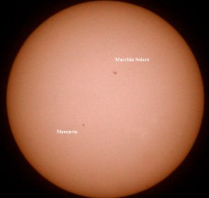 Il transito di Mercurio sul sole 