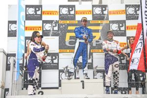 Gustavo Sandrucci sul podio 