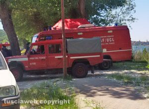 Montefiascone - Scompare con il figlio di 4 mesi - I vigili del fuoco