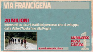 I finanziamenti per la via Francigena previsti dal Cipe