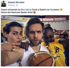 Sport - Basket - In campo per i bimbi in difficoltà - Sabatini, Bernabei e Cecile