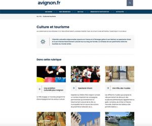 Avignone - Il sito intenet del comune