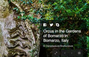 L'orco del Parco dei mostri di Bomarzo su Bing