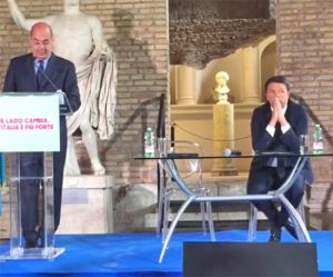Zingaretti e Renzi firmato l'intesa governo-regione