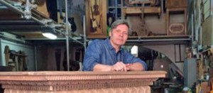 Il restauratore Antonio Iachini