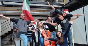 Gli studenti dell'istituto “C.A. Dalla Chiesa” di Montefiascone