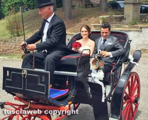 Soriano nel Cimino - Alessia Clarioni e Andrea Paris novelli sposi
