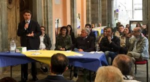 Alessandro Mazzoli all'incontro ad Acquapendente