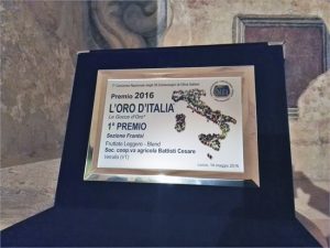 La cooperativa Battisti di Vetralla vince il concorso "L'oro d'Italia"