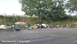 Viterbo - Rifiuti in zona Acquarossa