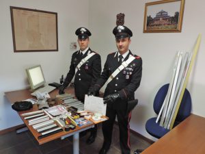Monterosi - Carabinieri - Il materiale per manomettere i bancomat