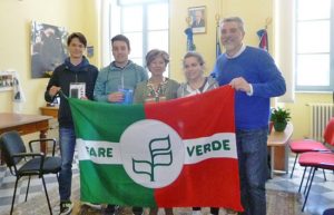 I tre alunni premiati da Fare Verde