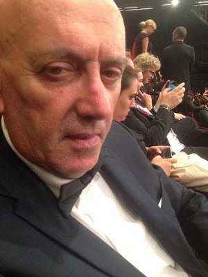 Enrico Corsini, gestore del Cinema Lux di Viterbo, al Festival di Cannes