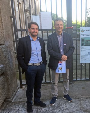 Soriano nel Cimino - Devid Centofanti e Massimiliano Smeriglio, vice presidente della Regione Lazio