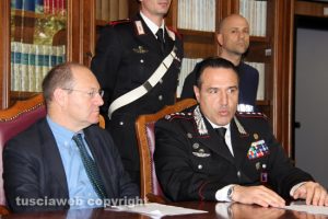 Il procuratore capo Paolo Auriemma e il colonnello Mauro Conte