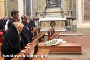 Vignanello - I funerali di Sandro Ciambella - La sorella Mara e i parenti