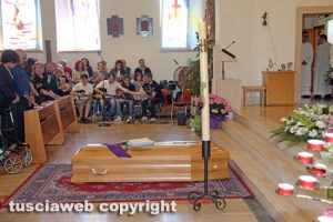 Viterbo - I funerali di don Bruno Marini