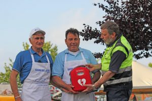 Marta - Sagra del lattarino - Consegnati 2 defibrillatori